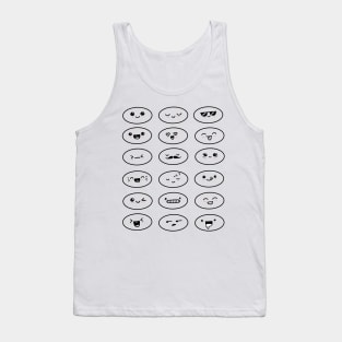 Many little smilies Tank Top